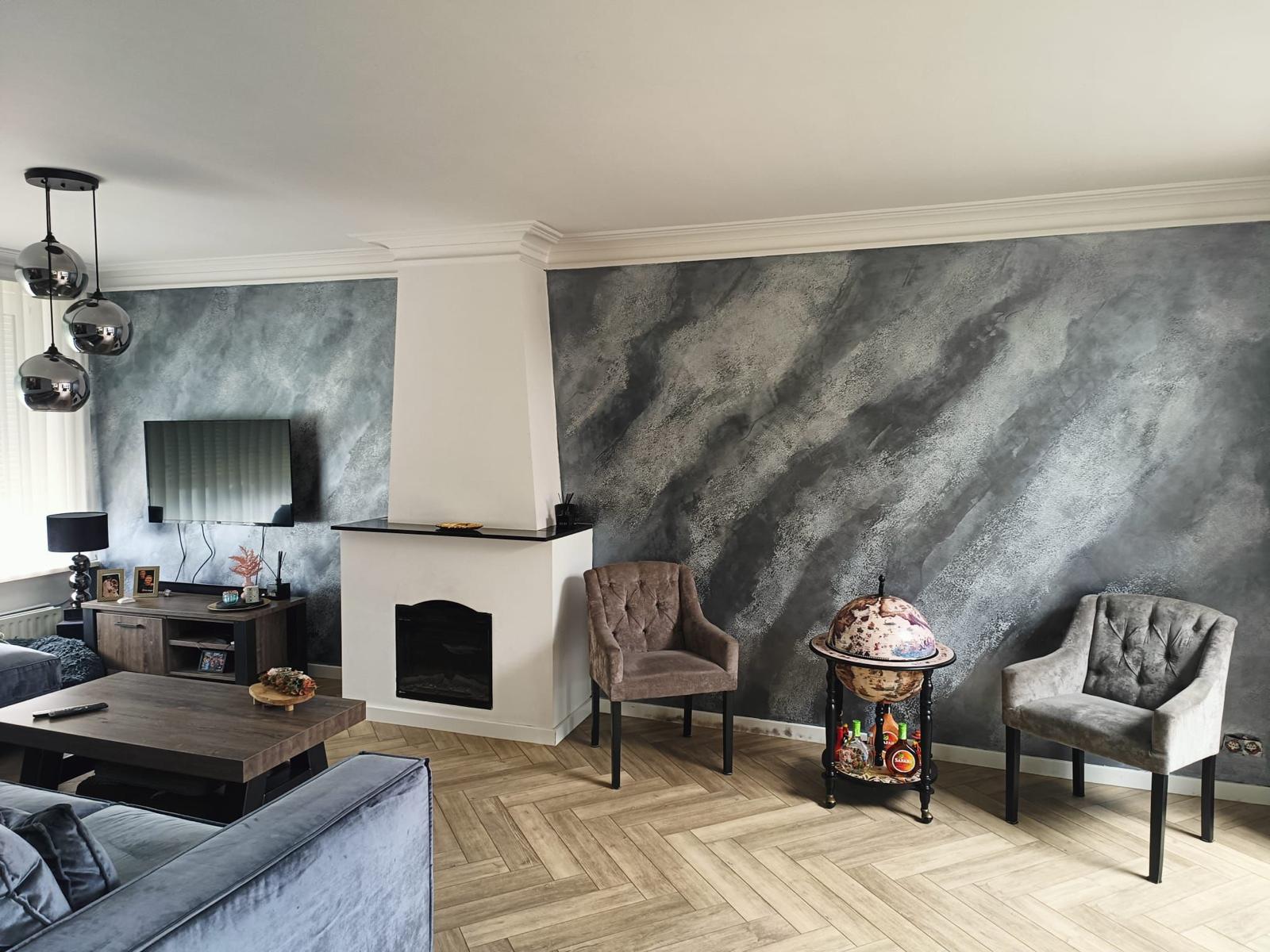 Encausto Fiorentino + Arthe Metal _ Favignana effect _ LS Stucwerk & Onderhoud _ Breda